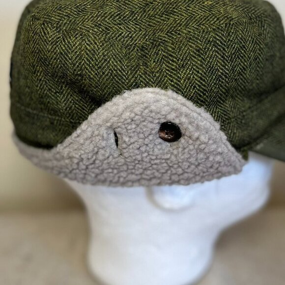 Or Unisex Yukon Cap Peat Herringbone Sz Lr - Picture 5 of 10